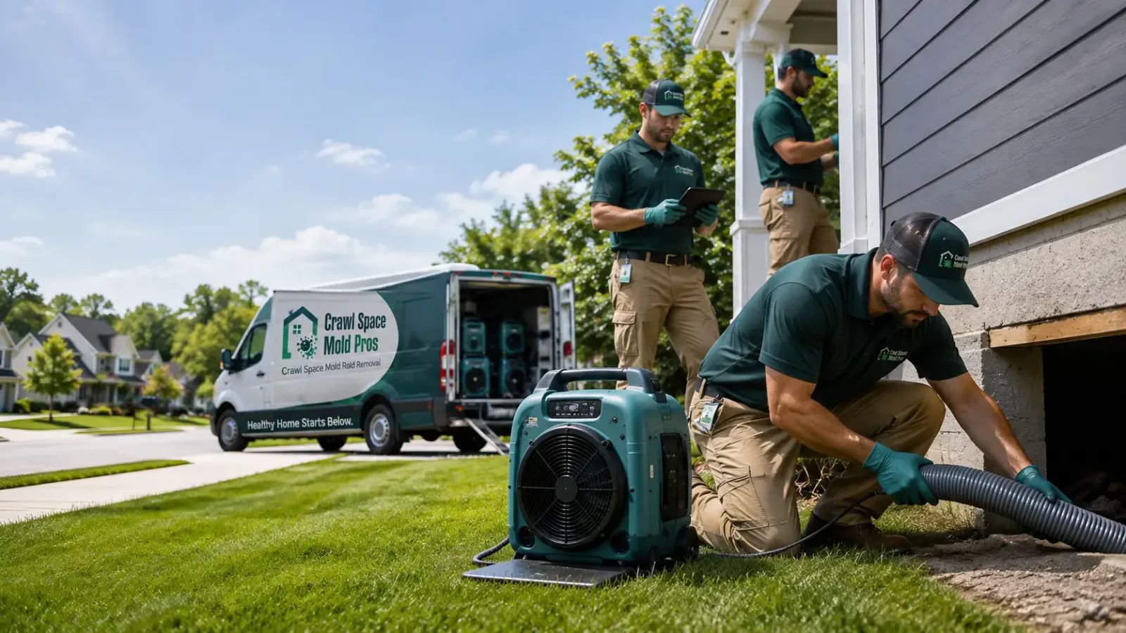 Crawl Space Mold Removal in Caledonia, IL